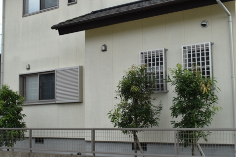 熊本市南区（Ｋ様邸）高強度面格子・雨戸取付工事
